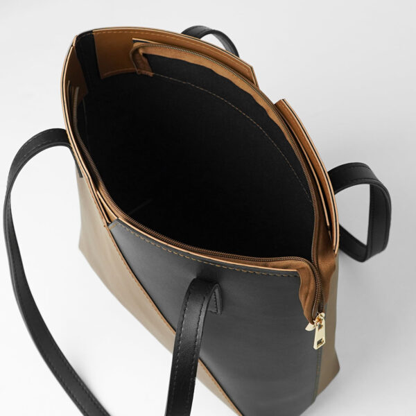 Criss Cross Bag brown & black - Image 3