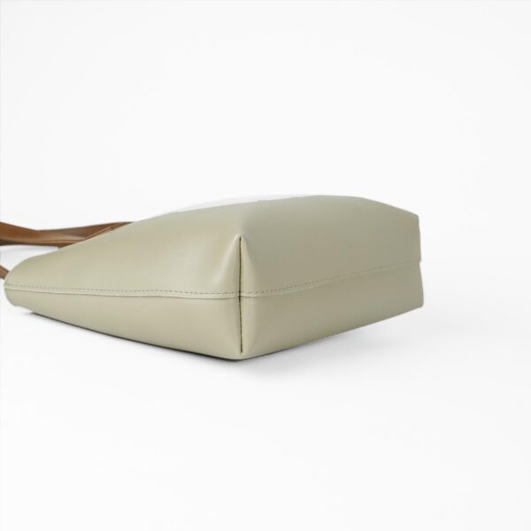 Criss Cross Bag Beige & brown - Image 4