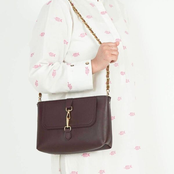 Clarent Bag Maroon - Image 3